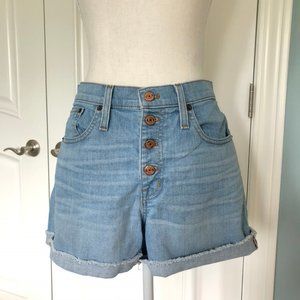 J. Crew High Waist Button Fly Shorts